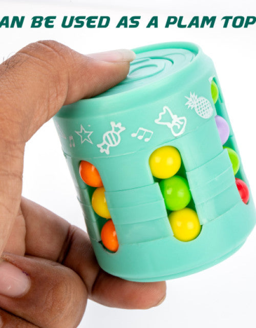 BrainTangle™ 2 in 1 Magic Bean Rainbow Puzzle Toy and Fidget Spinner